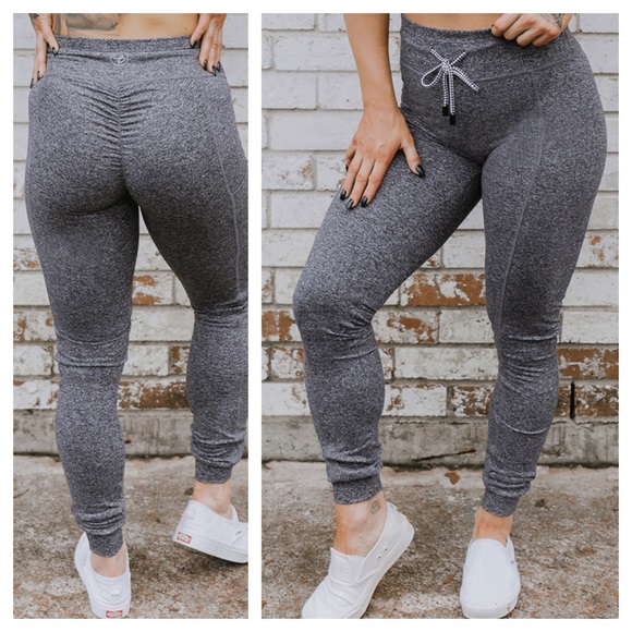 Celestial Bodiez Pants - Celestial Bodiez Hybrid Joggers Leggings Gray